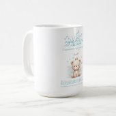 Islamic Newborn Greeting Card – Arabic Calligraphy コーヒーマグカップ (正面左)