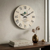 Islamic Nikah Gift | Masjid An-Nabawi Names & Date ラージ壁時計