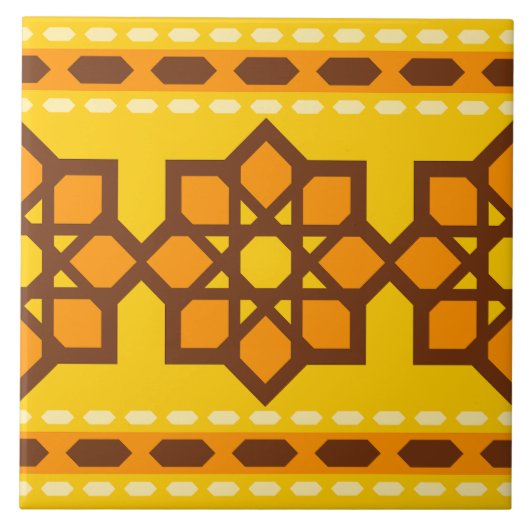 Islamic pattern tile for mosque and home タイル (正面)