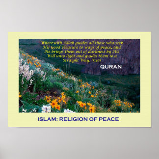Islamic Poster (Islam religion of Peace) ポスター