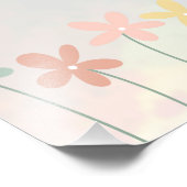 Islamic Quran verse Print, Wildflower Arabic  フォトプリント (角)