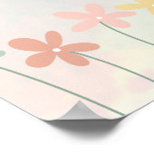 Islamic Quran verse Print, Wildflower Arabic  ポスター (角)