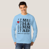 Islamic T Shirt Muslim Clothing Halal Modest Wear Tシャツ (正面フル)