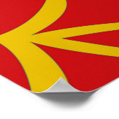 Islamic Traditional Pattern. Bandana print design  ポスター (角)