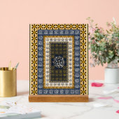 Islamic Wall Art Allah Names Calligraphy Geometric アクリルサイン (ウェディング)