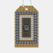 Islamic Wall Art Allah Names Calligraphy Geometric ギフトタグ (正面)