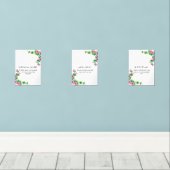 Islamic Wall Print Trio – Arabic Duas (ウッドフロア)