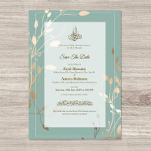 Islamic Wedding | Sage Green & Gold