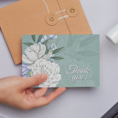 Islamic Wedding Thank You Card | Sage Green & Gold サンキューカード