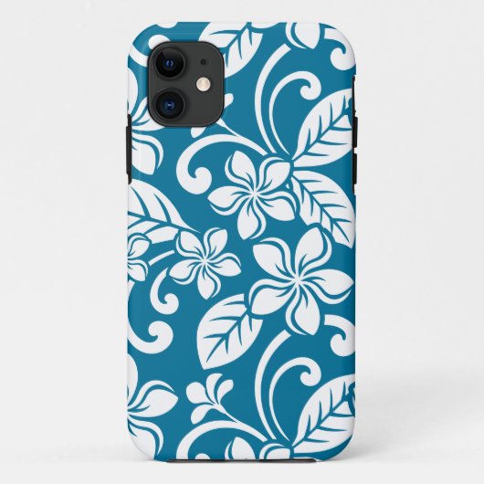 ISLANDプルメリアカリブの(青)iPhone/iPadケース Case-Mate iPhoneケース (裏面)