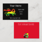 Island名刺、ラスタLion名刺 名刺 (正面/裏面)