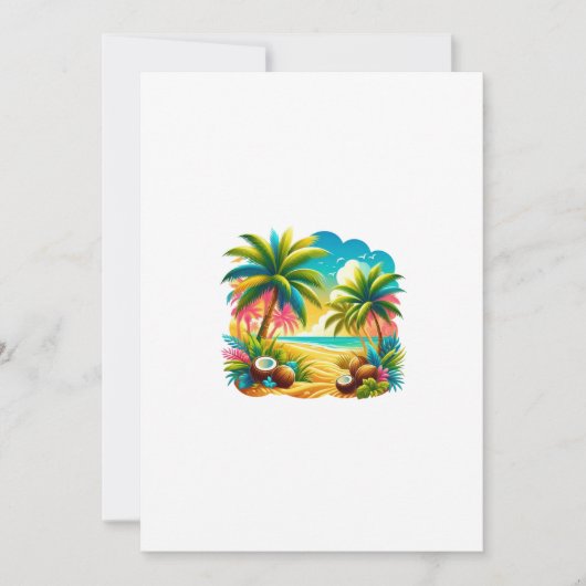 island 招待状 (正面)