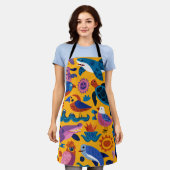 Island Breeze All-Over Print Apron Gift エプロン (着用した状態)