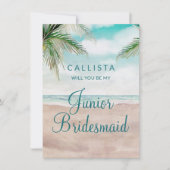 Island Breeze Be My Junior Bridesmaid Proposal (正面)