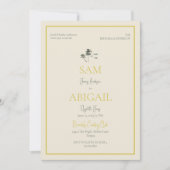 Island Citrus Rehearsal Dinner  招待状 (正面)