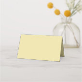 Island Citrus Yellow Wedding Place Cards プレイスカード (裏面)