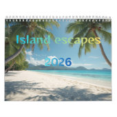 Island escapes 2026 カレンダー (カバー)