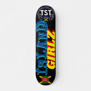 ISLAND GIRLZスケートボード、7 3/4"デッキ スケートボード