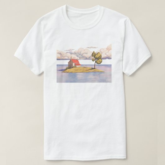 Island House Solitude Art Tee Tシャツ (デザイン正面)