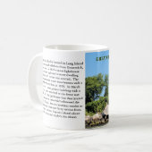 Island Lighthouseのコネチカットのマグすばらしい大尉 コーヒーマグカップ (正面左)