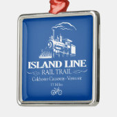 Island Line Rail Trail (RT) メタルオーナメント (左)