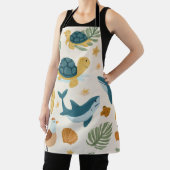 Island Mood All-Over Print Apron Gift エプロン (インサイチュ)