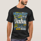 Island of Oahu Hawaii Vacation Tシャツ (正面)