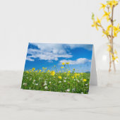 island of South Uist | Scotland カード (黄色い花)