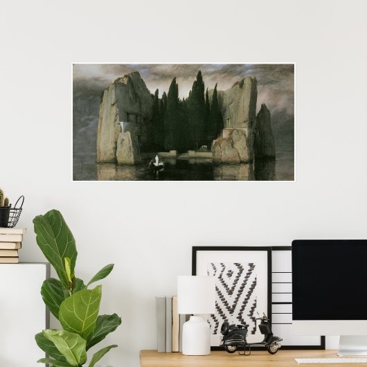 Island of the Dead, 1883 Arnold Bocklin ポスター (ホームオフィス)