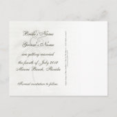 Island Palm Tree日付ポストカードの保存 案内ポストカード (裏面)