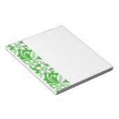 ISLAND PLUMERIA (シトラスグリーン) ノートパッド (アングル)