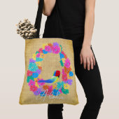 Island Rustic Bird 'Aloha'  トートバッグ (クローズアップ)