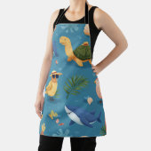 Island Sunset All-Over Print Apron Gift エプロン (インサイチュ)