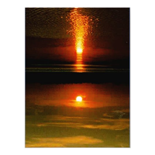 Island Sunset                    Photo Enlargement フォトプリント (正面)