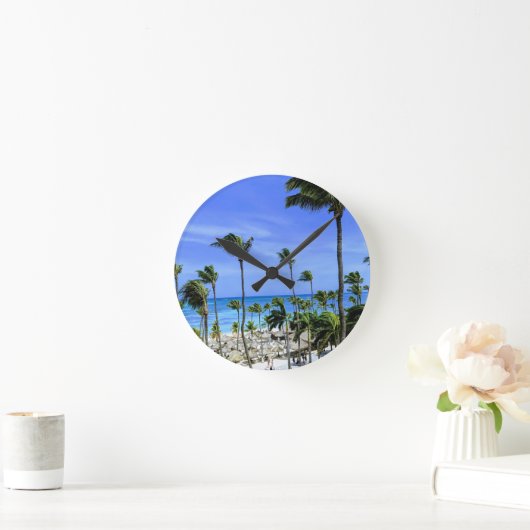Island Time Wall Clock ラウンド壁時計 (ホーム)