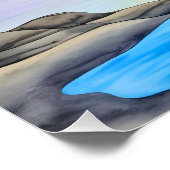 Island Tropical Beach Sunset ポスター (コーナー)