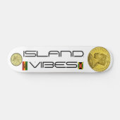 ISLAND VIBES スケートボード 7¾インチデッキ (横)