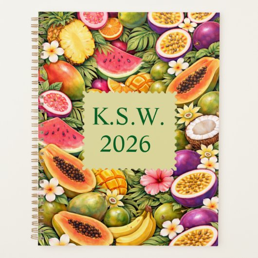 Island Vibes Planner  プランナー手帳 (正面)