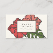 Island Vintage Hibiscus 名刺 (正面)