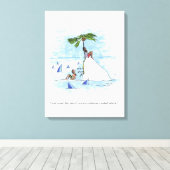 Island Was Levelキャンバス印刷 キャンバスプリント (インサイチュ (ウッドフロア))