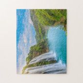 Island Waterfall ジグソーパズル (縦)