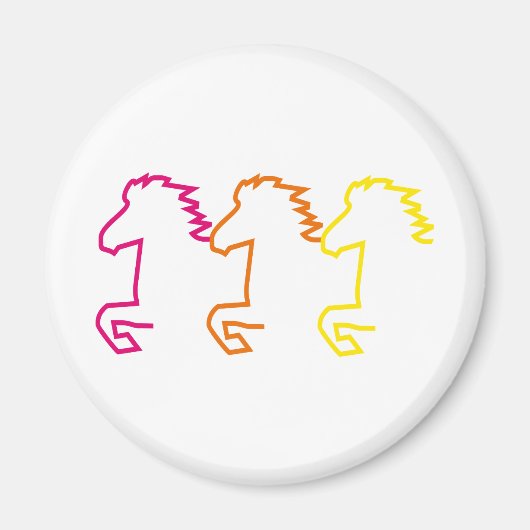 Islandpferd マグネット (正面)