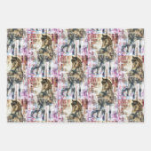 Islandpferde  ラッピングペーパーシート (正面2)