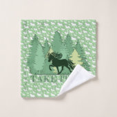 Islandpferdeherde take it isi  バスタオルセット (ウォッシュタオル)