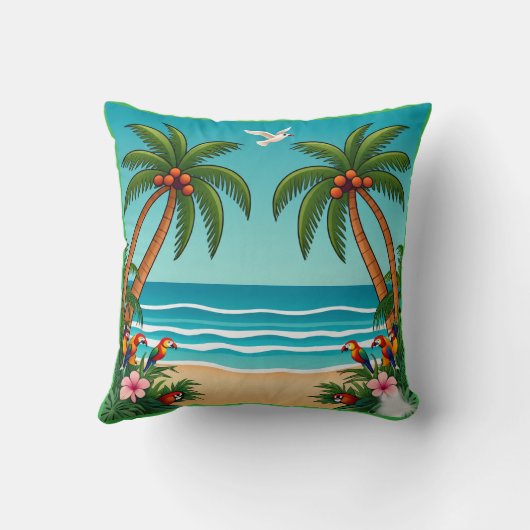 "Islands Of Wonder" クッション (裏面)