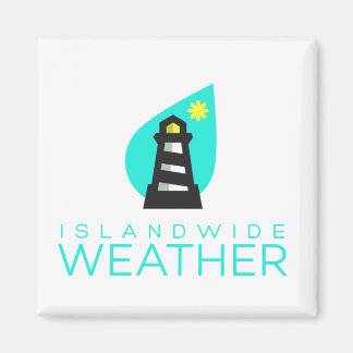 Islandwide Weather Squareマグネット マグネット