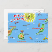 Islas Canariasはがき ポストカード (正面/裏面)
