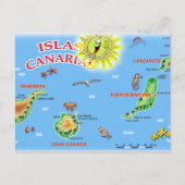 Islas Canariasはがき ポストカード (正面)