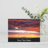 Islayでカスタマイズ可能なサンセット，スコットランドカード (スタンド正面)