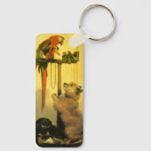 Islay, Tilco, Macaw and Love Birds by Landseer キーホルダー (裏面)